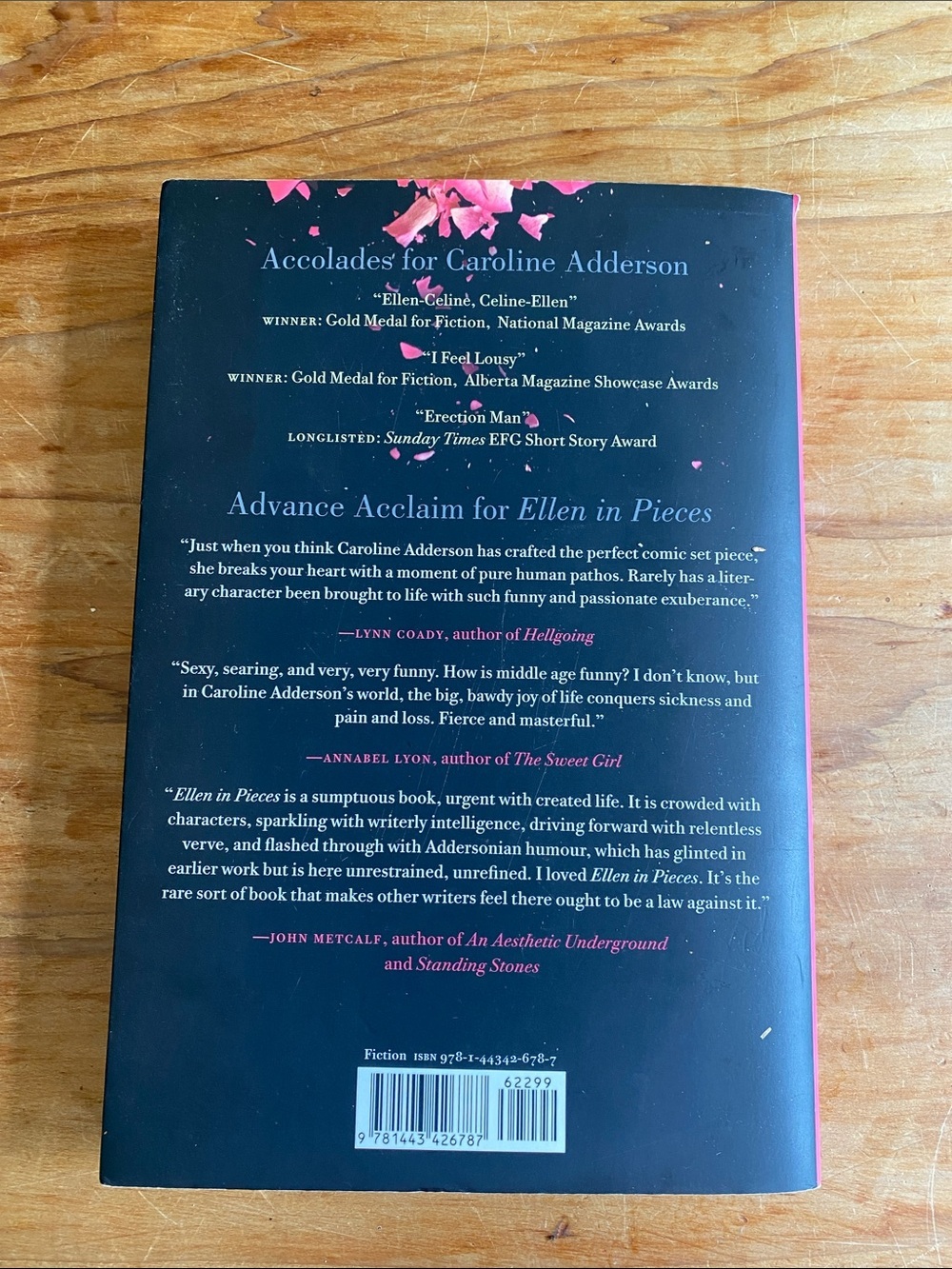 Softcover “Ellen in Pieces” Novel by Caroline Adderson - Picture 3 of 5